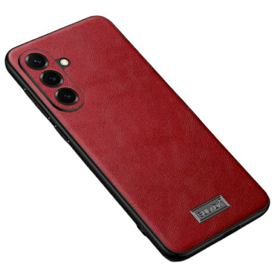 „Sulada“ Leather ādas apvalks - sarkans (Galaxy S26)