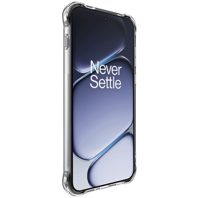 „Imak“ sustiprintos apsaugos kieto silikono (TPU) airbag dėklas - skaidrus (OnePlus 15R / Ace 6T / Ace 6)