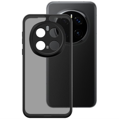 „Imak“ kieto silikono (TPU) matinis dėklas - tamsintas / juodas (Honor Magic7 Pro 5G)