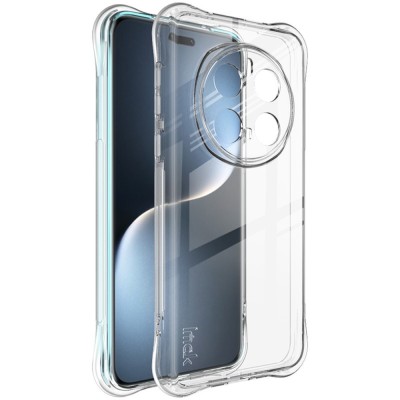 "Imak" reinforced protection hard silicone (TPU) airbag case - transparent (Honor Magic7 Pro 5G)