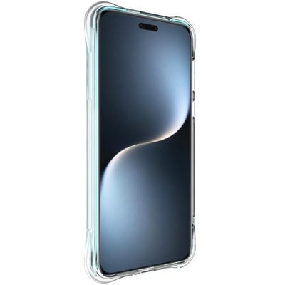 „Imak“ sustiprintos apsaugos kieto silikono (TPU) airbag dėklas - skaidrus (Honor Magic7 Pro 5G)