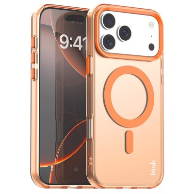 "IMAK" Candy MagSafe Matte Hard Silicone (TPU) Case - orange (iPhone 17 Pro Max)