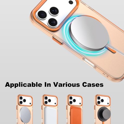 "IMAK" Candy MagSafe Matte Hard Silicone (TPU) Case - orange (iPhone 17 Pro Max)