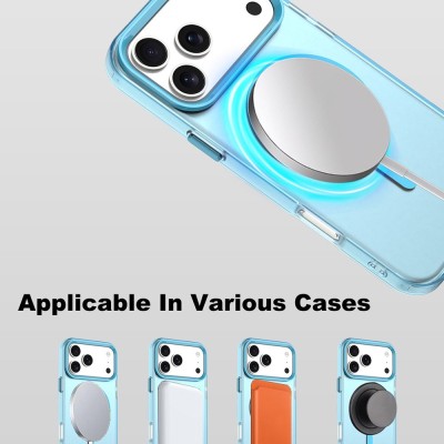 "IMAK" Candy MagSafe Matte Hard Silicone (TPU) Case - Blue (iPhone 17 Pro Max)