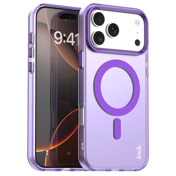 "IMAK" Candy MagSafe Matte Hard Silicone (TPU) Case - purple (iPhone 17 Pro)