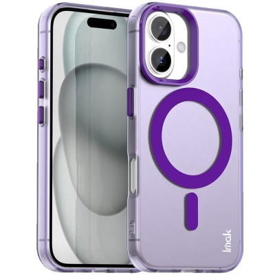"IMAK" Candy MagSafe Matte Hard Silicone (TPU) Case - purple (iPhone 17)