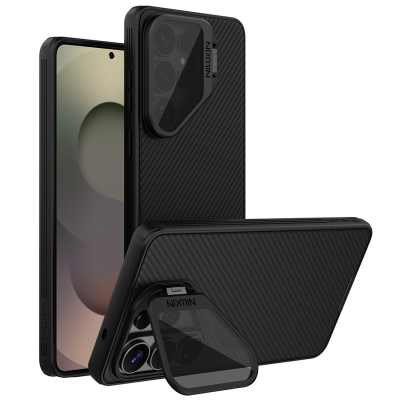 „Nillkin“ CamShield Prop Magnetic dėklas - juodas (Galaxy S26 Ultra)