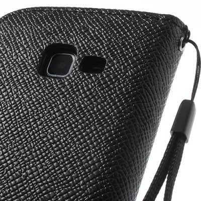 MLT atverčiamas Samsung Galaxy Trend Lite S7390 (S7392) juodas dėklas - knygutė / Priedai.lt