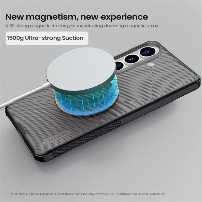 "Nillkin" Super Frosted Shield Pro Magnetic apvalks - melns (Galaxy S26)