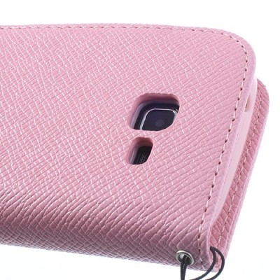 MLT atverčiamas Samsung Galaxy Trend Lite S7390 (S7392) rožinis dėklas - knygutė / Priedai.lt