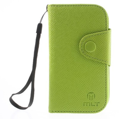 MLT atvēramais Samsung Galaxy Trend Lite S7390 (S7392) zaļš maciņš / Vacins.lv