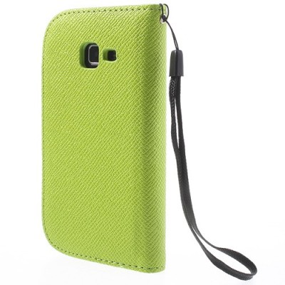 MLT atvēramais Samsung Galaxy Trend Lite S7390 (S7392) zaļš maciņš / Vacins.lv