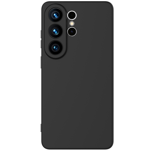 „Shell“ kieto silikono (TPU) dėklas - juodas (Galaxy S26 Ultra)