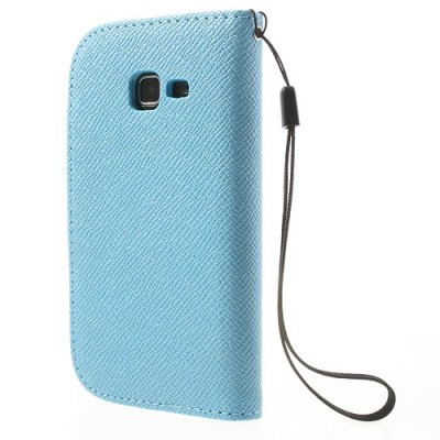 MLT atvēramais Samsung Galaxy Trend Lite S7390 (S7392) zils maciņš / Vacins.lv