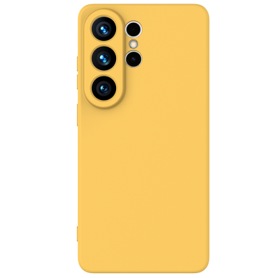 "Shell" kõva silikoon (TPU) ümbris – kollane (Galaxy S26 Ultra)