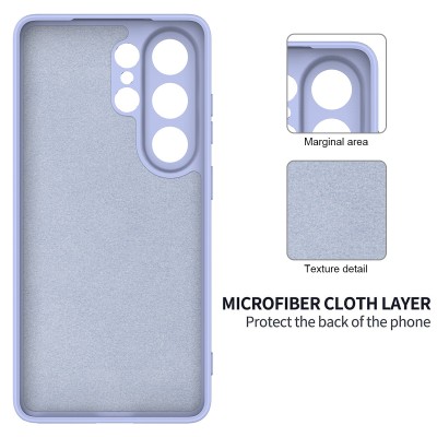 „Shell“ kieto silikono (TPU) dėklas - violetinis (Galaxy S26 Ultra)