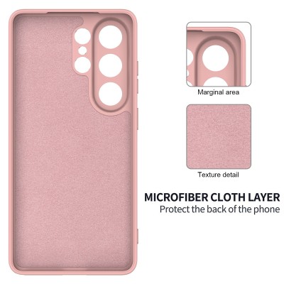 „Shell“ cieta silikona (TPU) apvalks - rozs (Galaxy S26 Ultra)