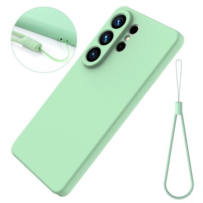 "Shell" cieta silikona (TPU) apvalks - zaļš (Galaxy S26 Ultra)