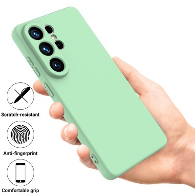 „Shell“ kieto silikono (TPU) dėklas - žalias (Galaxy S26 Ultra)