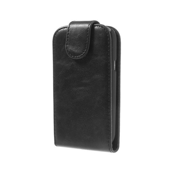 Klasikinis atverčiamas dėklas - juodas (Galaxy Trend Lite)