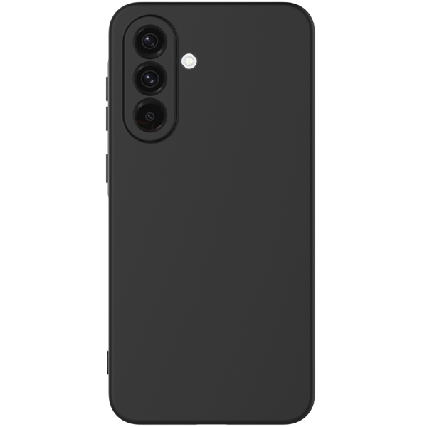 "Shell" hard silicone (TPU) case - black (Galaxy S26)