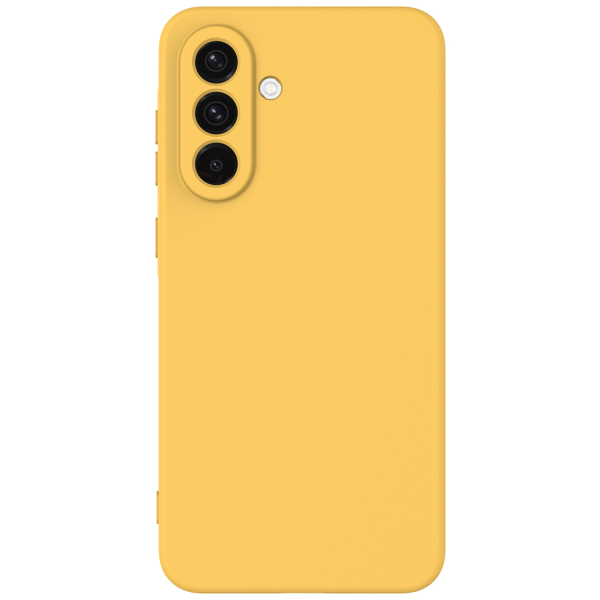"Shell" hard silicone (TPU) case - yellow (Galaxy S26)