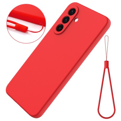"Shell" hard silicone (TPU) case - red (Galaxy S26+)