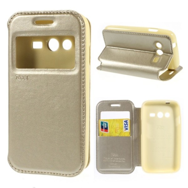 „Roar“ Noble atverčiamas dėklas - auksinis (Galaxy Trend 2)