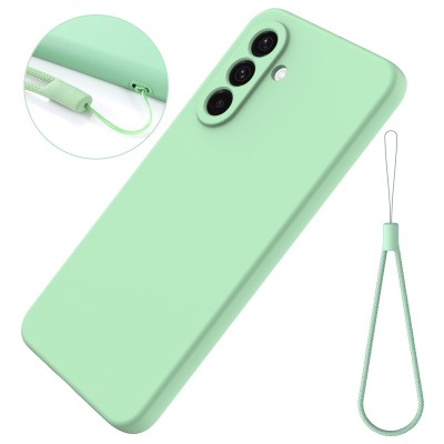 "Shell" hard silicone (TPU) case - green (Galaxy S26+)