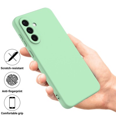 "Shell" hard silicone (TPU) case - green (Galaxy S26+)