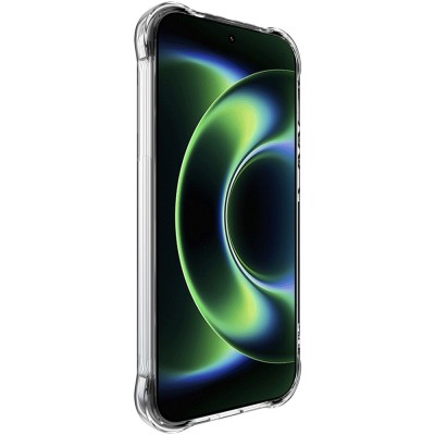 „Imak“ sustiprintos apsaugos kieto silikono (TPU) airbag dėklas - skaidrus (Xiaomi 17 Ultra)