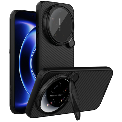 „Nillkin“ CamShield Prop Magnetic kaaned - must (Xiaomi 17 Ultra)