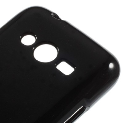 Samsung Galaxy Trend 2 G313 Mercury melns cieta silikona (TPU) apvalks / vacins.lv