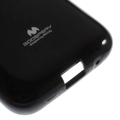 Samsung Galaxy Trend 2 G313 Mercury melns cieta silikona (TPU) apvalks / vacins.lv