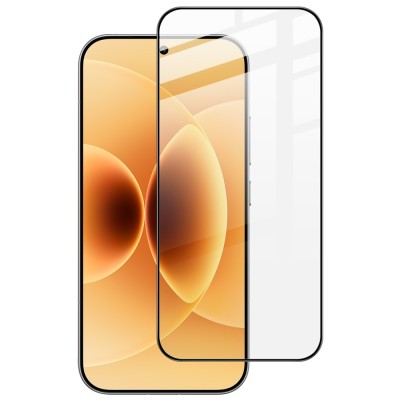 "IMAK" Tempered Glass full coverage protective screen glass - black (Xiaomi 17 / 17 Pro)