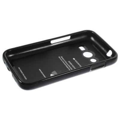 Samsung Galaxy Trend 2 G313 Mercury melns cieta silikona (TPU) apvalks / vacins.lv