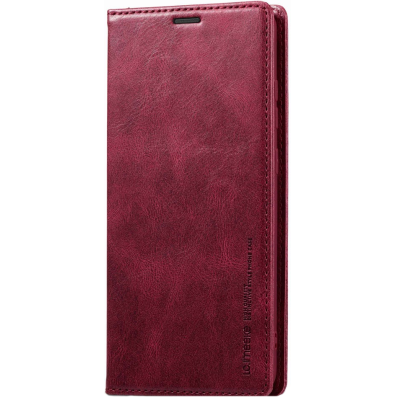 „Lc.Imeeke“ atvērams maciņš - sarkans (Galaxy S20 Ultra)