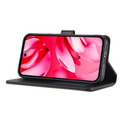 „LC.IMEEKE“ atverčiamas dėklas, knygutė - juodas (Pixel 10a)