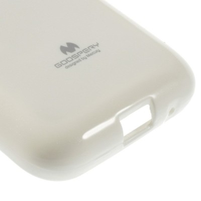 Samsung Galaxy Trend 2 G313 baltas Mercury kieto silikono (TPU) dėklas / Priedai.lt