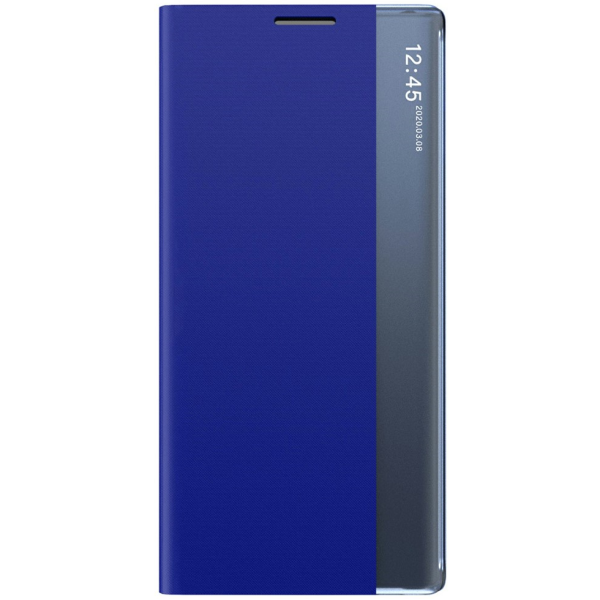 "Baoshi" Side Line flip book case cover - Blue (Galaxy S26 Ultra)