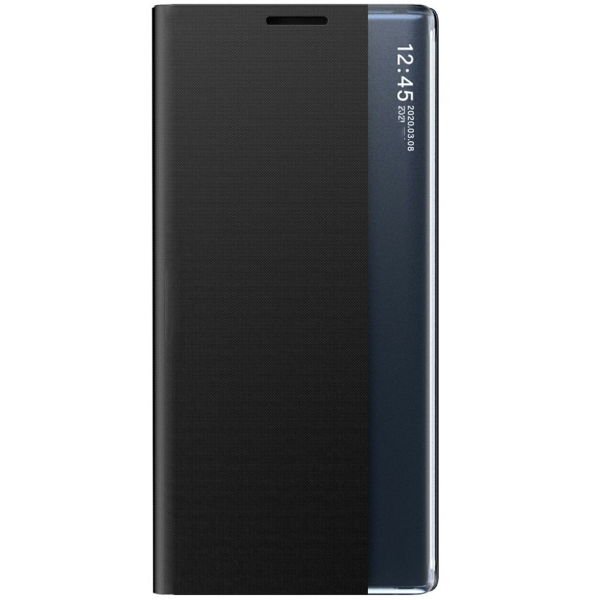 „Baoshi“ Side Line atverčiamas dėklas - juodas (Galaxy S26)