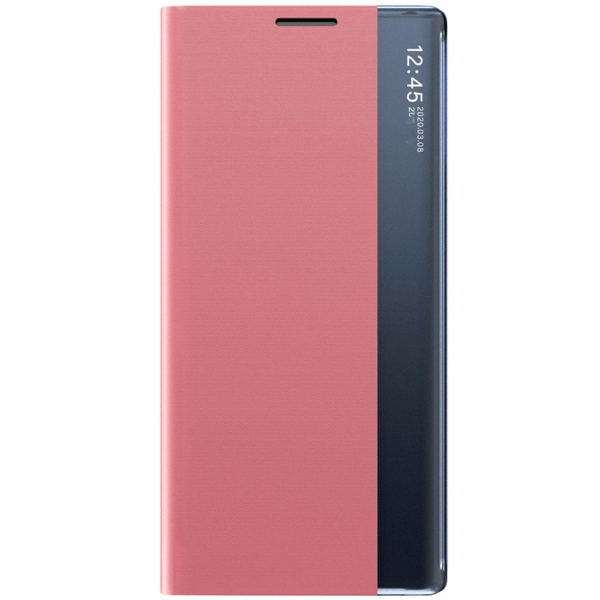 "Baoshi" Side Line flip book case cover - pink (Galaxy S26)