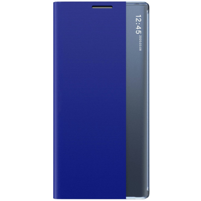 "Baoshi" Side Line flip book case cover - Blue (Galaxy S26)