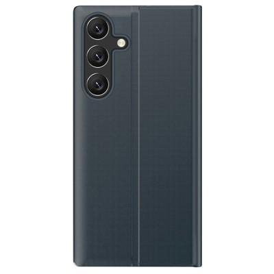 "Baoshi" Side Line atvērams maciņš - tumši zils (Galaxy S26)