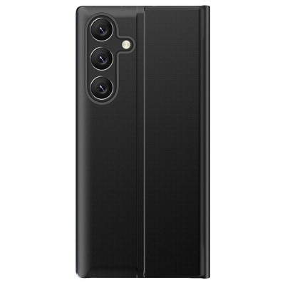 "Baoshi" Side Line atvērams maciņš - melns (Galaxy S26+)