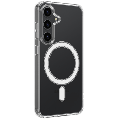 "Tubi" MagSafe kõva silikoonist (TPU) ümbris - läbipaistev (Galaxy S26+)