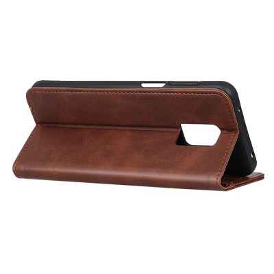 "Binfen" Split atvērams maciņš - brūns (Redmi Note 9 Pro)