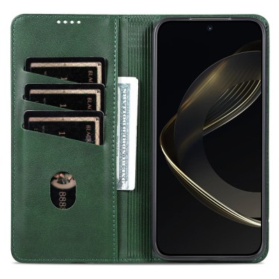 „AZNS“ Retro atverčiamas dėklas - žalias (Honor Magic7 Pro 5G)