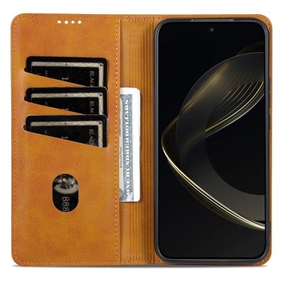 „AZNS“ Retro atvēramais maciņš - brūns (Honor Magic7 Pro 5G)