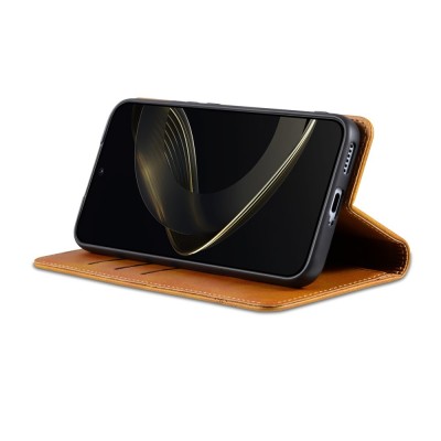 „AZNS“ Retro atvēramais maciņš - brūns (Honor Magic7 Pro 5G)